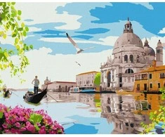 Tapyba skaičių - Bright Venecija 40x50