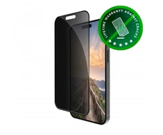dbramante Eco* telefono ekrano apsauga su privatumo filtru, juodu rėmeliu - Apple iPhone 16 Pro, 17"
