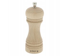 De Buyer Salt grinder, 14 cm, natural, Java
