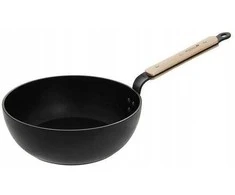 De Buyer Puodas 24 cm, šokolado spalvos, pagamintas iš medžio
