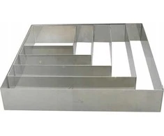 De Buyer Confectionery rim, 16x16x4.5 cm