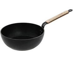 De Buyer puodas 28 cm, šokolado medienos