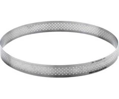 De Buyer Confectionery rim, perforated, 24.5 cm, 2 cm