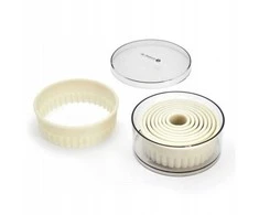 De Buyer Round cutter set, wavy