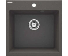 Deante granitinė virtuvinė plautuvė Deante Evora, ZQJ_T103, Anthracite metallic