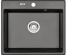 Deante granitinė virtuvinė plautuvė Deante Andante, ZQN_T103, Anthracite