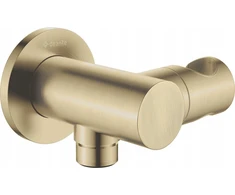 Deante Round angled connector with handset holder