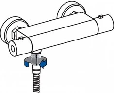 Deante Chrome vandens srauto reduktorius (ANR 091K)