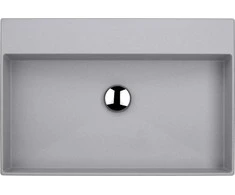 Granitinis praustuvas Deante Correo 60x40 cm, CQR_SU6S, Metallic pilkas