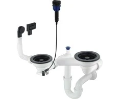 Sifonas granitinėms plautuvėms Deante Space-Saver ZXY_N973, Nero