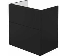 Praustuvo spintelė Deante Prizma, 60x60x38.5 cm, Nero (STU_NU61)