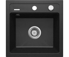 Deante granitinė virtuvinė plautuvė Deante Zorba ZQZ G103, Metallic graphite