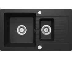 Deante granitinė virtuvinė plautuvė Deante Zorba ZQZ G513, Metallic graphite