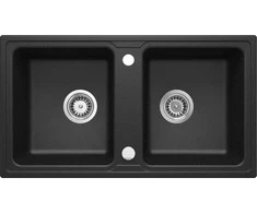 Deante granitinė virtuvinė plautuvė Deante Zorba ZQZ G203, Metallic graphite