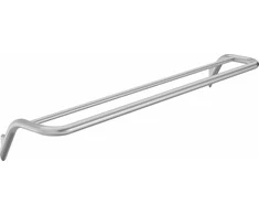 Rankšluostis Deante Silia dviguba rankšluosčių kabykla ADI_F631, Brushed steel