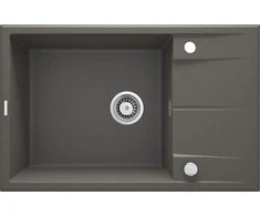 Deante granitinė virtuvinė plautuvė Deante Eridan ZQE T11B, Anthracite