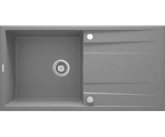 Deante granitinė virtuvinė plautuvė Deante Eridan ZQE S713, Metallic pilkas