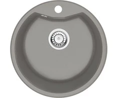 Deante granitinė virtuvinė plautuvė Deante Solis ZRS S803, Metallic pilkas