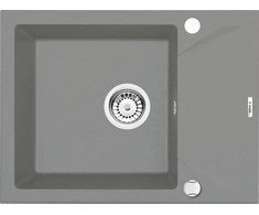 Deante granitinė virtuvinė plautuvė Deante Evora ZQJ S11A, Metallic pilkas