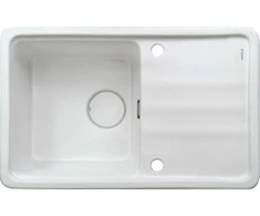 Keraminė virtuvinė plautuvė Deante Momi ZCM_6113, Baltas