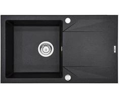 Deante granitinė virtuvinė plautuvė Deante Evora ZQJ G113, Metallic graphite