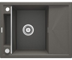 Deante granitinė virtuvinė plautuvė su magnetais Deante Magnetic ZRM T11A, Anthracite