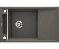Deante granitinė virtuvinė plautuvė su magnetais Deante Magnetic ZRM T113, Anthracite