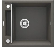 Deante granitinė virtuvinė plautuvė su magnetais Deante Magnetic ZRM T103, Anthracite