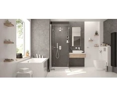 Walk-in dušo sienelė Deante Kerria Plus, 100 cm, Chrome