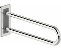 Deante Lehnen vonios kambario rankena, 60 cm, NIL_041S, Steel