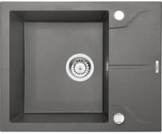Deante granitinė virtuvinė plautuvė Deante Andante Flush, ZQN_T11F, Anthracite