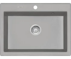 Deante granitinė virtuvinė plautuvė Deante Eridan, ZQE_S103, Metallic pilkas
