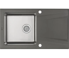 Granito-plieno plautuvė Deante Prime, ZSR_T113, Antracito metalas