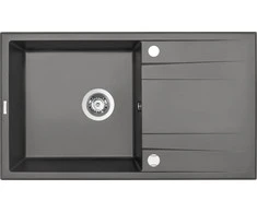 Deante granitinė virtuvinė plautuvė Deante Eridan, ZQE_T113, Anthracite