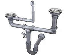 Sifonas plieninėms plautuvėms Deante ZXY_9956, Steel