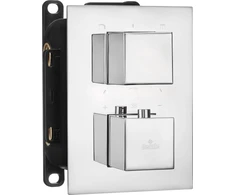 „Deante“ TERMOSTATINĖS DĖŽĖS-A BXY_X44T CHROME SQUARE KOMPONENTAI