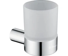 Stiklinė dantų šepetėliams Deante Round ADR_0911, Chrome