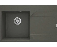 Deante granitinė virtuvinė plautuvė Deante Evora - Right, ZQJ_T11P, Anthracite metallic
