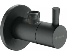 Deante Kampinis vožtuvas su 1 / 2 "keramikos galvute - 3 / 8" - apvalus