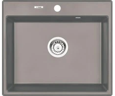 Deante granitinė virtuvinė plautuvė Deante Andante, ZQN_S103, Metallic pilkas
