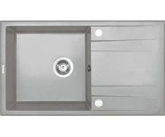 Deante granitinė virtuvinė plautuvė Deante Eridan, ZQE_S113, Metallic pilkas
