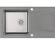 Granito-plieno plautuvė Deante Prime, ZSR_S113, Metallic pilkas
