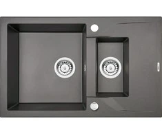 Deante granitinė virtuvinė plautuvė Deante Andante, ZQN_T513, Anthracite