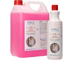 Debiut Plus Professional D3 Sanit - Paruošimas kasdieniniam sanitarinių patalpų valymui - 5 l