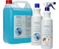 Debiut Plus Professional D4 Stiklas - Preparatas stiklinių paviršių valymui - 5 l