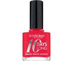 Deborah 10 Days Long Nagų lakas EN870 Coral Raudona, 11 ml
