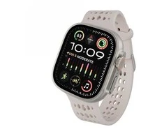 „Decoded Silicone Ares O Band“ – silikoninė apyrankė „Apple Watch 44/46/49 mm“ (molio spalvos)