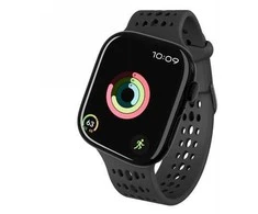 „Decoded“ silikoninis „Ares O“ dirželis, skirtas „Apple Watch 40/41/42 mm“ – juodas