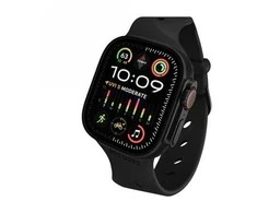 „Decoded Silicone Ares Splice Band“ – silikoninė apyrankė „Apple Watch 44/46/49 mm“ laikrodžiui (juoda)