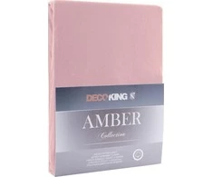 DecoKing Paklodė su guma 120–140×200+30 cm Amber